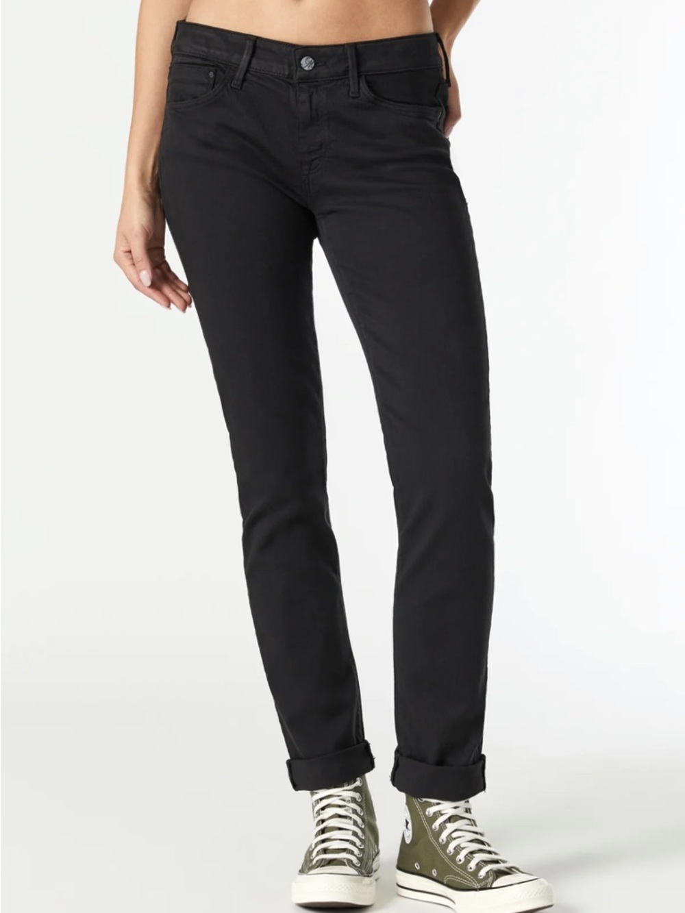 Mavi Emma Classic Black Slim Boyfriend Jeans